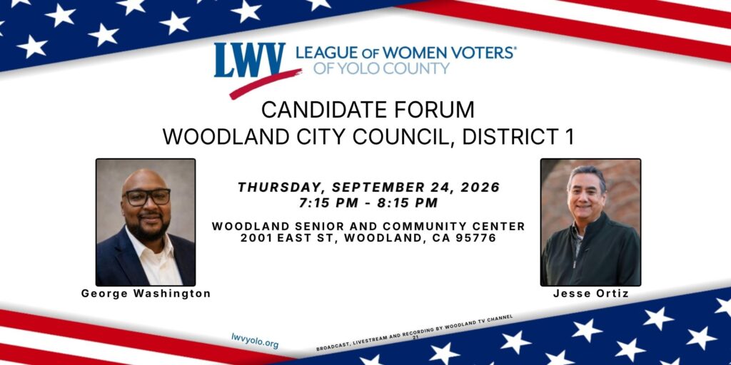Candidate Forum 2026 - Woodland City Council District 1
