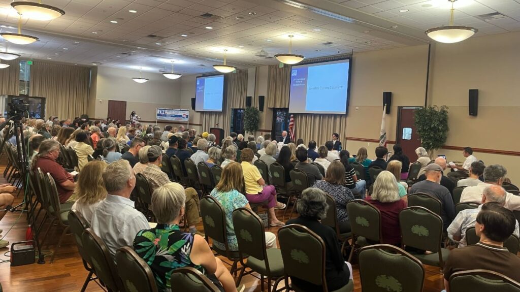 Candidate Forum 2026 full house audience for the LWVs of the Yolo-Solano-Napa regions